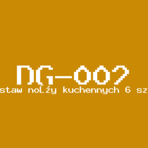 Zestaw noży kuchennych 6 szt.