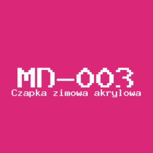 Czapka zimowa akrylowa